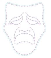 PRODUCT PHOTO: Mardi Gras Sad Mask