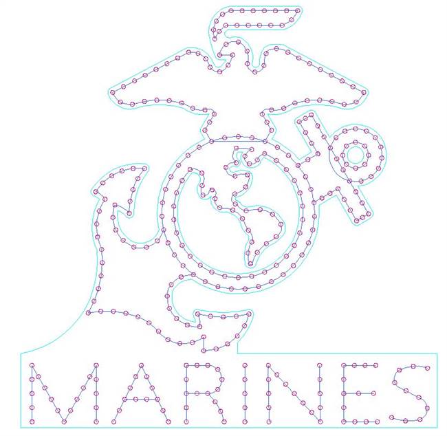 PRODUCT PHOTO: Marines Sign