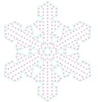 PRODUCT PHOTO: Snowflake pentagon tip