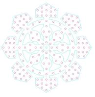 PRODUCT PHOTO: Snowflake pentagon tip 4