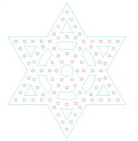 PRODUCT PHOTO: Snowflake Jewish Star 3