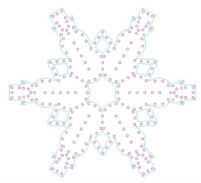 PRODUCT PHOTO: Snowflake Snowman