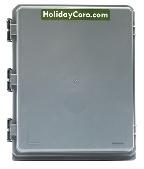 PRODUCT PHOTO: PRE-SALE: HolidayCoro HC-2500 Controller and Power Supply Mounting Enclosure Housing - Closed Bottom (Ships Jan to June 2022)