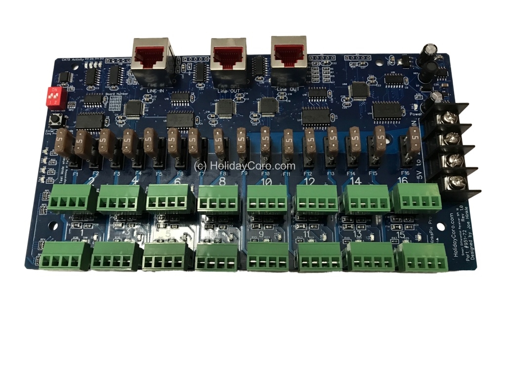 Flex Expansion Board System - 16 Port End-Point Differential SMART Long  Range Receiver (Requires Flex Long Range Expansion Board & HinksPix PRO  CPU) / 