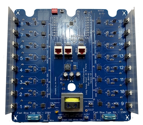 PRODUCT PHOTO: Flex Expansion Board System - 16 Channel AC / 120v Differential SMART Long Range Receiver (Requires Flex Long Range Expansion Board & HinksPix PRO CPU) Not for individual sale